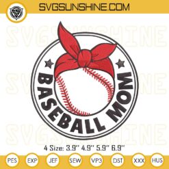Baseball Heart Embroidery Designs, Sport Baseball Embroidery Files