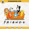 Bluey Dog And Friends SVG, Cartoon Bluey Friends SVG