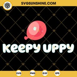 Bluey Keepy Uppy SVG, Bluey Balloon SVG