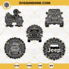 Bundle Jeep SVG, Jeep Mandala SVG, Zentangle Jeep SVG