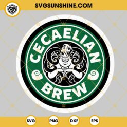 Cecaelian Brew Ursula Starbucks SVG, Ursula The Little Mermaid SVG