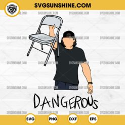 Dangerous Morgan Wallen Chair SVG DXF EPS PNG Silhouette Vector Clipart