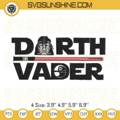 Darth Vader Embroidery Designs, Star Wars Embroidery Pattern