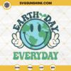 Earth Day Peace Sign SVG, Smiley Everyday SVG, Earth Day SVG