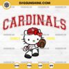 Hello Kitty MLB St Louis Cardinals SVG PNG DXF EPS
