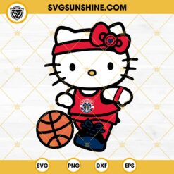 Hello Kitty Washington Wizards SVG, Hello Kitty Basketball SVG PNG DXF EPS