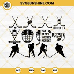 Ice Hockey Symbol Bundle SVG, Hockey SVG Bundle, Custom Hockey SVG, Hockey Team SVG