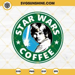 Princess Leia Coffee SVG, Star Wars Starbucks Coffee SVG