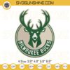 Milwaukee Bucks Logo Embroidery Design