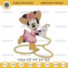 Minnie Cowgirl Embroidery Design Files