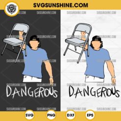 Dangerous Morgan Wallen Chair SVG DXF EPS PNG Silhouette Vector Clipart