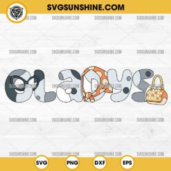 Bluey Muffin SVG, Metal Muffin SVG PNG Cut Files