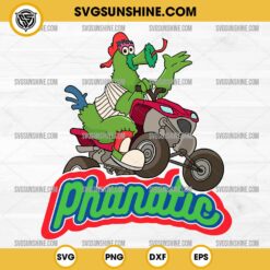 Phillie Phanatic Motorcycle SVG, Mascot Philadelphia Phillies SVG, Phillie Phanatic SVG