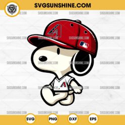 Snoopy Washington Nationals Baseball SVG PNG DXF EPS