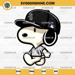 Snoopy Los Angeles Dodgers Baseball SVG PNG DXF EPS