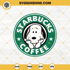 Snoopy Starbucks Coffee SVG, Snoopy Starbucks Logo SVG