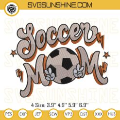 Soccer Mom Embroidery Designs
