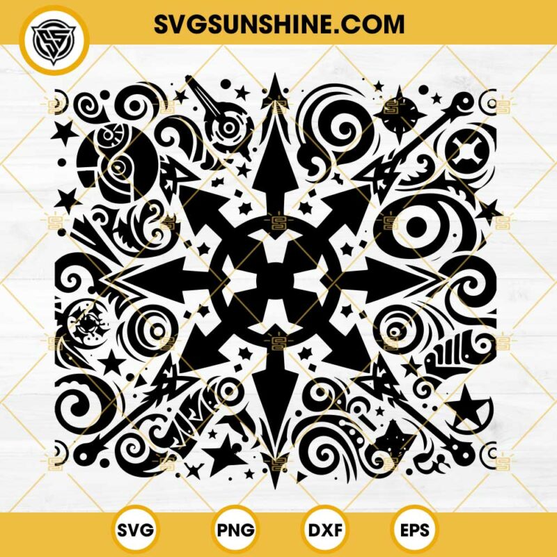 Star Wars Silhouette SVG, Star Wars Mandala SVG, Zentangle SVG