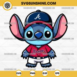 Stitch Kansas City Royals Baseball SVG PNG DXF EPS