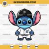 Stitch Detroit Tigers Baseball SVG PNG DXF EPS