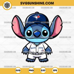 Stitch Toronto Blue Jays Baseball SVG PNG DXF EPS