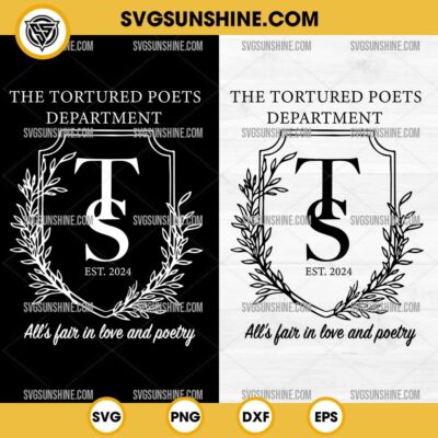 The Tortured Poets Department SVG, Taylor Swift New Album 2024 SVG Bundle