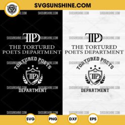 TPD SVG, The Tortured Poets Department Logo SVG, Taylor Swift New Album 2024 SVG