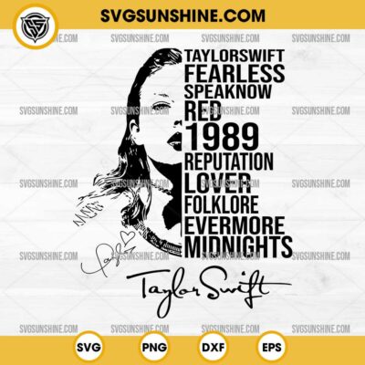 Taylor Swift Albums SVG, Taylor Swift SVG, Taylor’s Version SVG