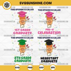 Bluey Muffin Pre K Graduate SVG, This Episode is Called SVG Bundle, Bluey Muffin Graduation SVG