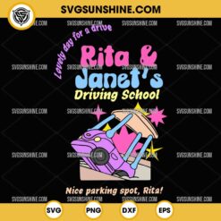 Rita And Janet's Driving School SVG, Bluey Nice Parking Spot Rita SVG
