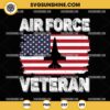 Air Force Veteran SVG, Jet USA Flag Air Force SVG, Veterans Day SVG