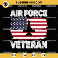 Air Force Veteran SVG, Jet USA Flag Air Force SVG, Veterans Day SVG