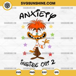 Anxiety Inside Out 2 SVG PNG