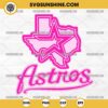 Pink Houston Astros SVG, Astros Pink SVG, Astros Star Logo SVG, Houston Astros SVG