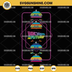 Back To The Future Car SVG PNG DXF EPS Silhouette Clipart