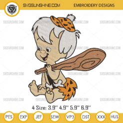 Bamm-Bamm Rubble Embroidery Designs, The Flintstones Embroidery Design Files