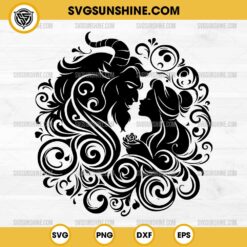 Beauty and The Beast SVG PNG Vector Clipart