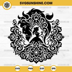 Beauty and The Beast Mandala SVG File