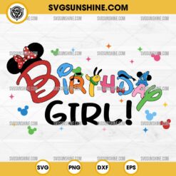 Disney Birthday Girl SVG, Minnie Ears Birthday SVG, Magical Birthday SVG