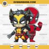 Deadpool And Wolverine SVG PNG Silhouette Clipart