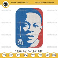 Dr Dre Embroidery Design