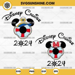 Disney Cruise 2024 Bundle SVG, Mickey And Minnie Mouse Cruise SVG PNG