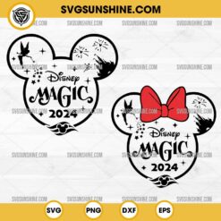 Disney Magic Cruise 2024 SVG, Mickey Minnie Magic Castle Tinker Bell SVG