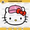 Hello Kitty Baseball Cap SVG PNG Vector Clipart