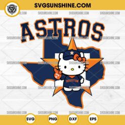 Astros SVG, Hello Kitty Houston Astros SVG PNG Vector Clipart