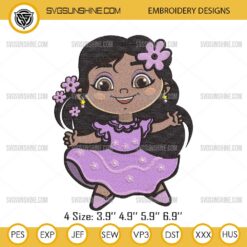 Isabela Madrigal Embroidery Files, Disney Encanto Embroidery Design