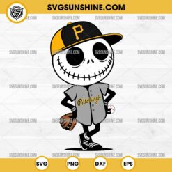 Jack Skellington Pittsburgh Pirates Baseball SVG, Pittsburgh Pirates Halloween SVG PNG