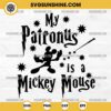 Mickey Mouse Harry Potter SVG, My Patronus is a Mickey Mouse SVG, Wizard Mouse SVG