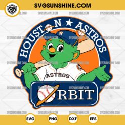 Orbit Houston Astros SVG, Orbit Mascot SVG, Houston Astros Mascot SVG PNG