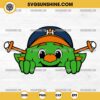 Orbit Houston Astros Mascot SVG PNG Silhouette Vector Clipart